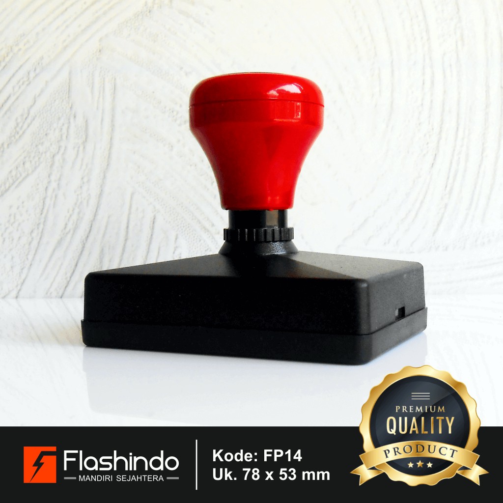 

Flashindo | Stempel Warna Persegi Panjang | Ukuran 78 x 53 mm | Stempel Flash Promo