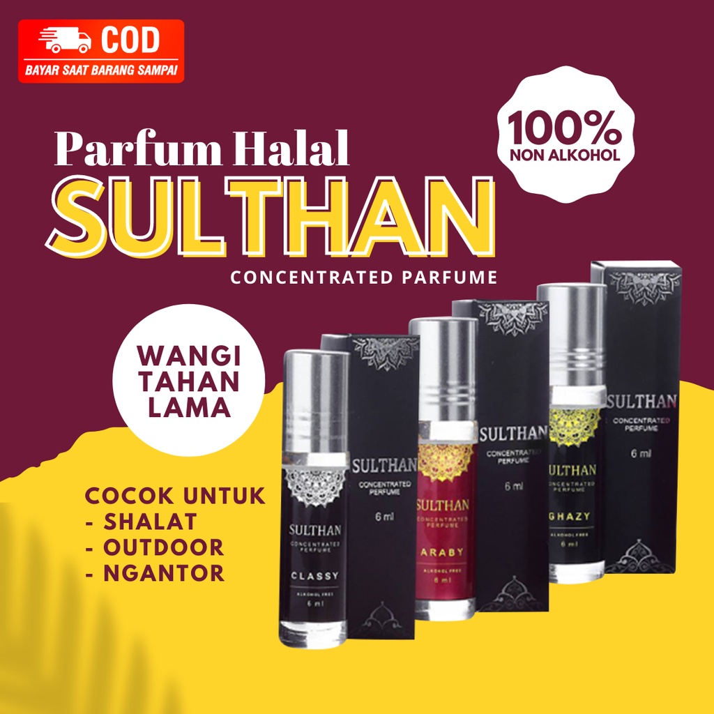 Parfum sultan Spray Pria Tahan Lama Elegan - COD