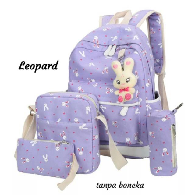 Mochillastore - Tas Ransel Anak Sekolah Playboy Tas Rabbit Tas Ransel Anak Laki-Laki  Perempuan Tas Karakter Termurah