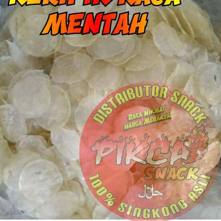 

✅Ada bonus Jika Beruntung PIKCA SNACK Keripik kaca Mentah 1 kg | Ready Stok | Termurah | Grosir