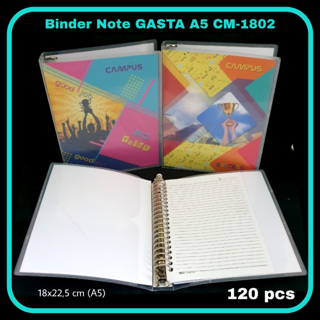 

ILP Binder Note GASTA Slip A5 Campus / Buku Ring / Bindernote / Buku Note