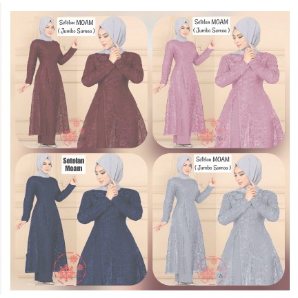 Baju gamis syari model terbaru super mewah KH BELLARY SYARI BIGSIZE JUMBO