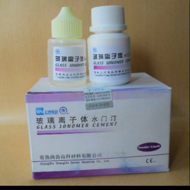 Lem GIC Glass Ionomer Cement China Lem Behel dan Tambalan Gigi Self Cure Tanpa Laser Bisa Kering