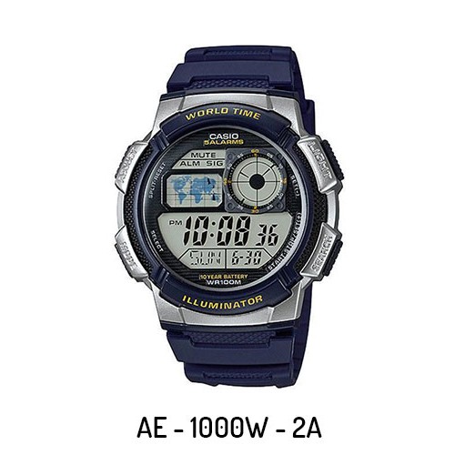Casio Original semua variasi AE-1000W  Jam Tangan Pria - Digital - Karet