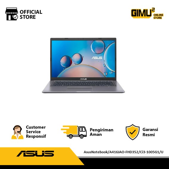 Asus Notebook/A416JAO-FHD352/Ci3-1005G1/U