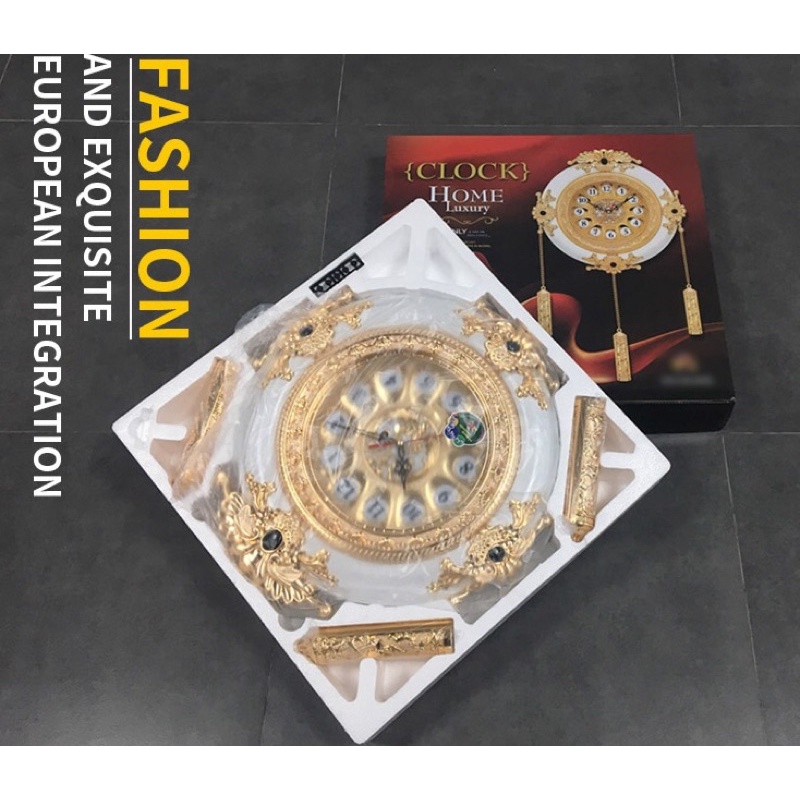 Jam Dinding Besar Mewah, Dekoratif & Antik serta Elegan..