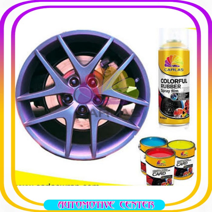 CARLAS Rubber Paint Chameleon RUBBER SPRAY FILM CAT KARET CAT SEMPROT PYLOX 400ml Cat carlas bunglon