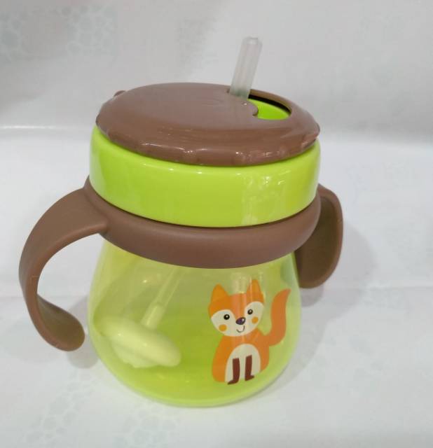 Botol Minum Sedotan Baby Safe JP019  /  Baby Safe Training Cup With Straw JP019