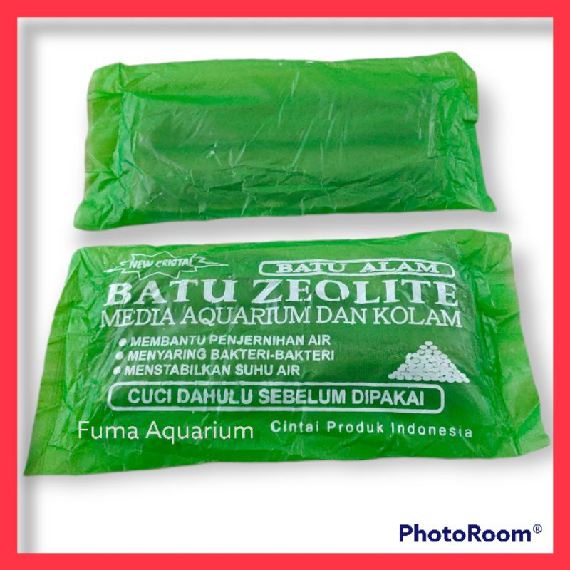 ZEOLITE MEDIA FILTER AQUARIUM DAN KOLAM panjang 30cm CROWN 58/CRYSTAL