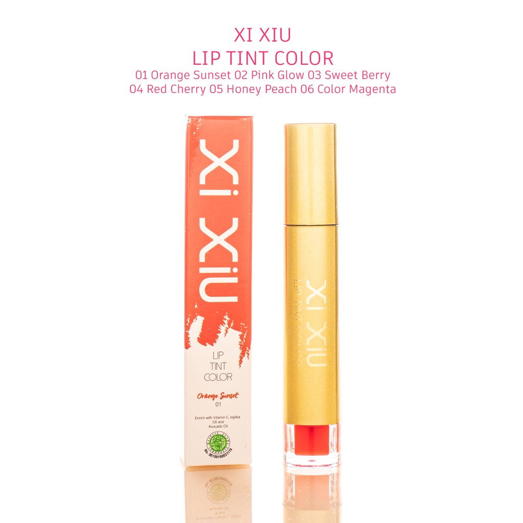 Xi Xiu Lip Tint Color BPOM Halal XIXIU Liptint