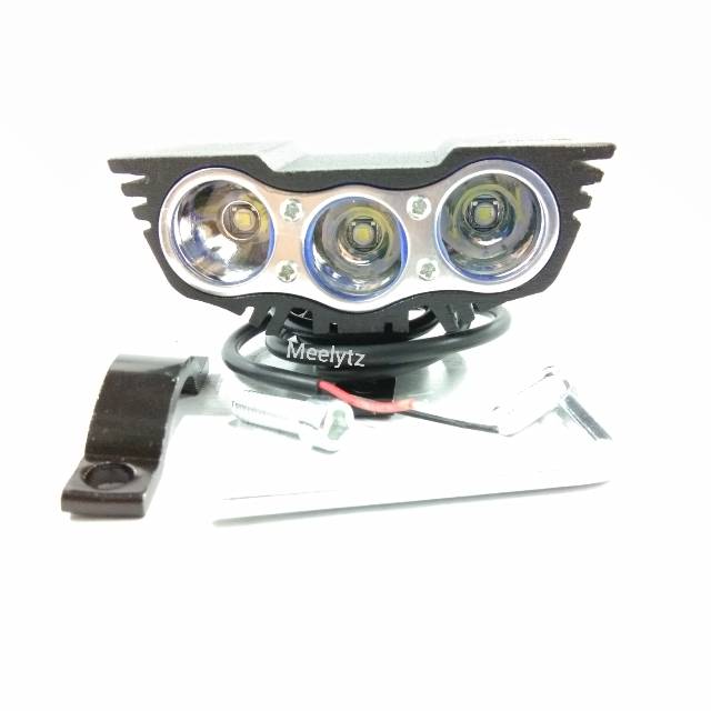 Lampu tembak sorot OWL mini 30watt cree 3 mata 12volt - 80volt