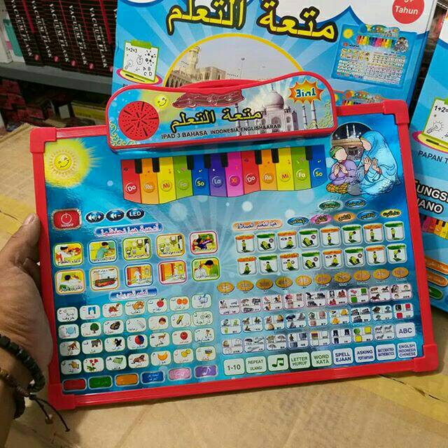 Playpad 4 bahasa / mainan anak muslim / playpad muslim