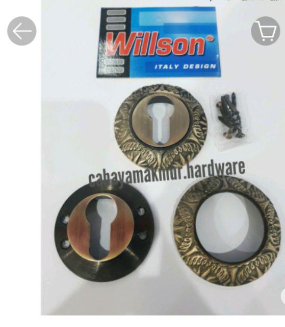 Ring Kunci / Penutup Cylinder Willson Rk-2001brass (antik)