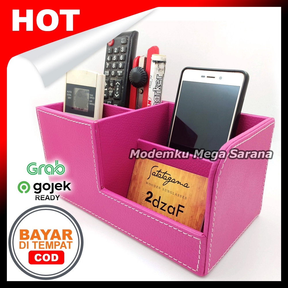 Tempat remote AC TV HP Tempat Kartu Nama Tempat Alat Tulis 21x10x10 cm