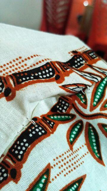 Tunic Batik Motif Bambu M L Xl Xxl