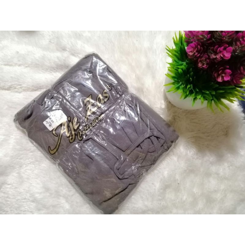 Khimar aje zas moka /moca best seller premium original aje zas-Dark grey