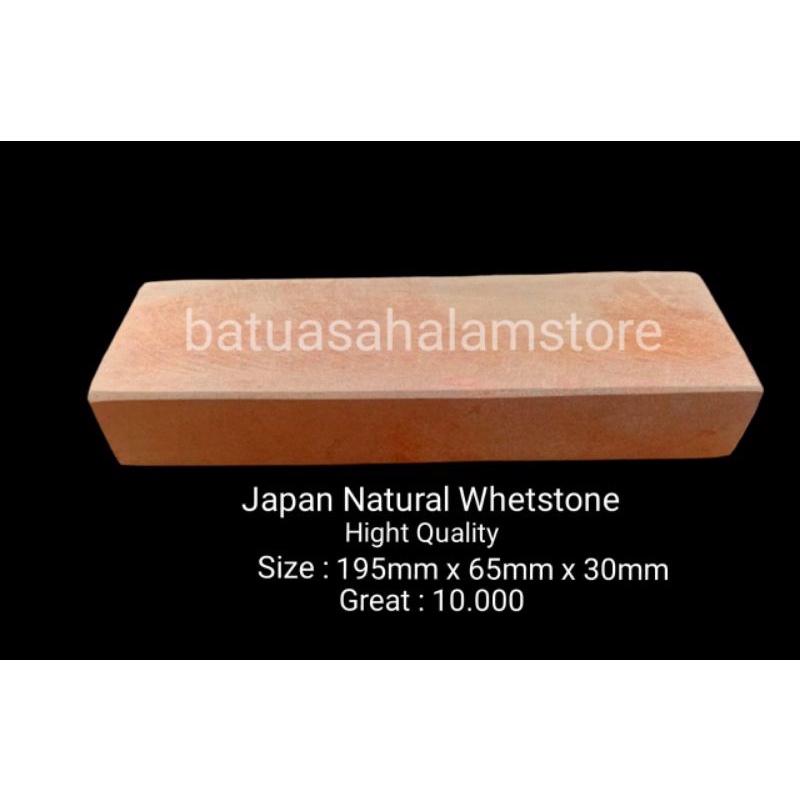 Batu asah Jepang (Natural whetstone from Japan)