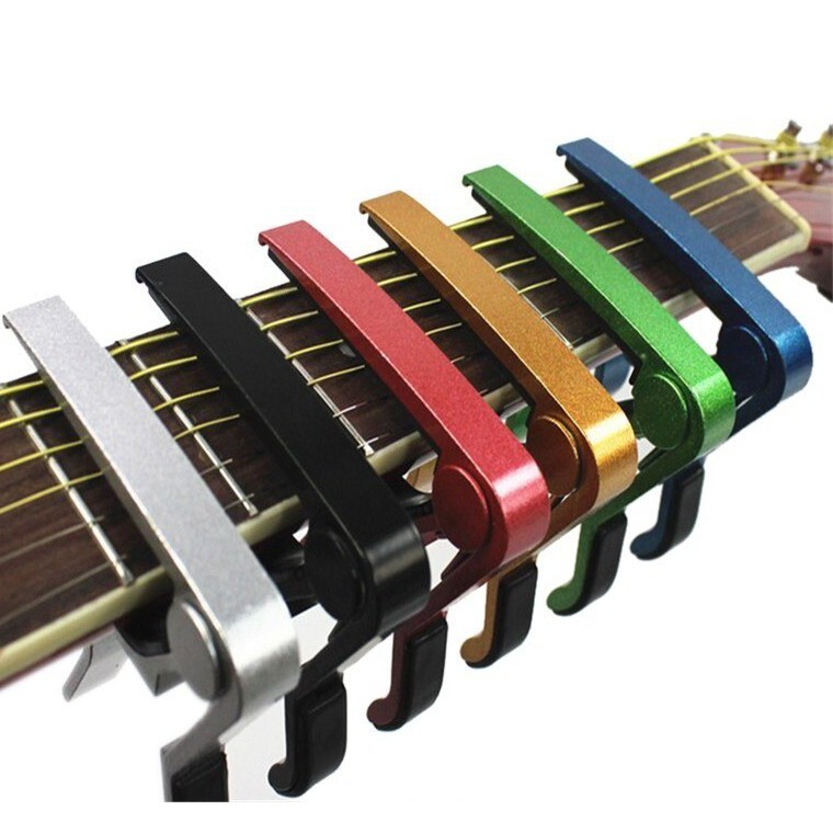 Capo Gitar Fender FE08 Universal High Quality Aluminium Alloy Metal Kunci Penjepit Guitar perubahan