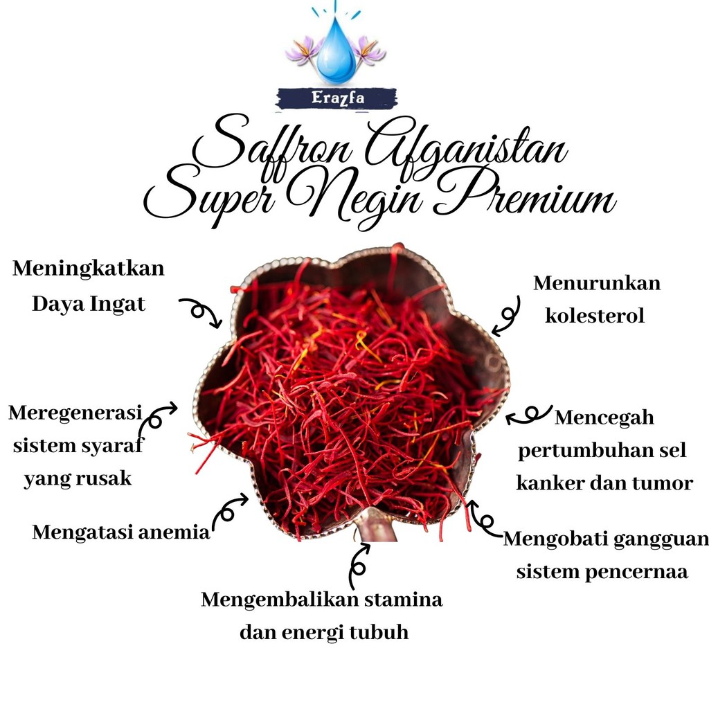 

Saffron Afganistan Super Negin Premium 1gr