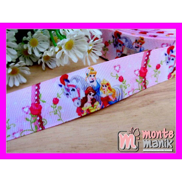 

Bahan Craft Pita Grosgrain Princess 1 inch- PITA-039