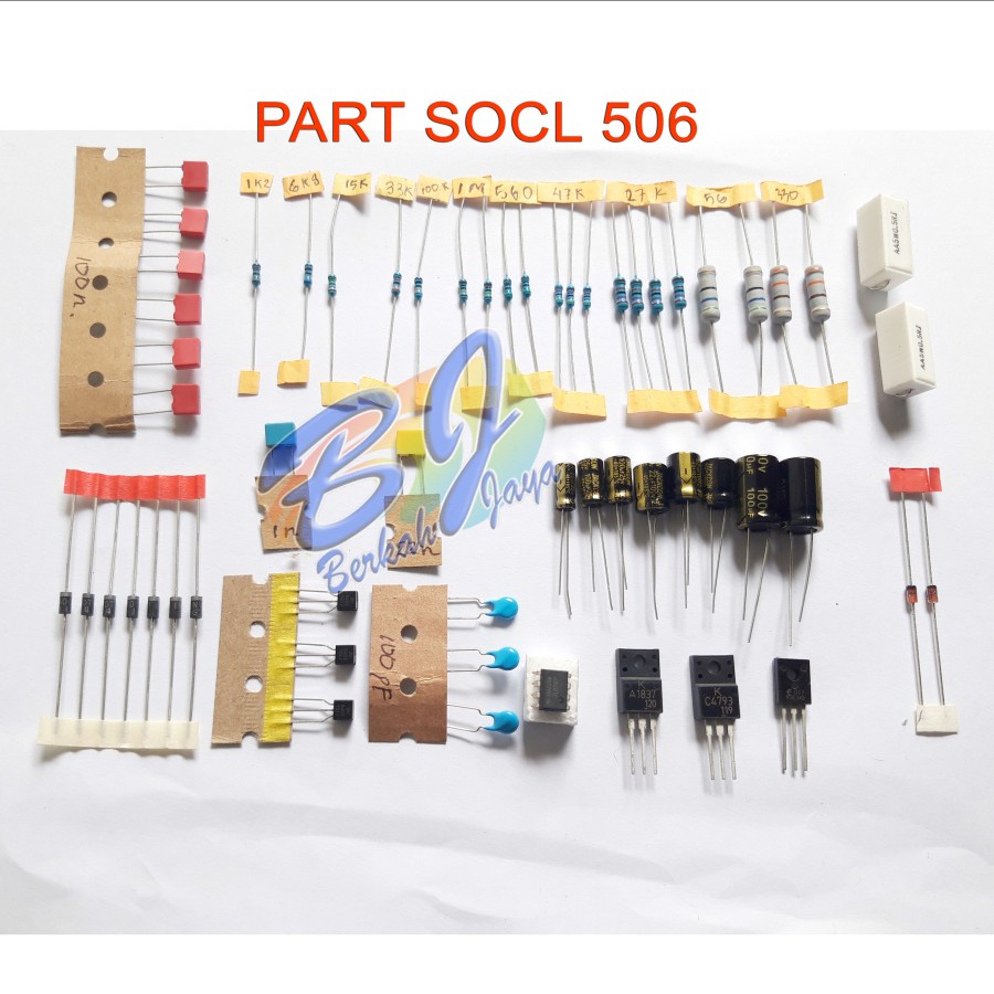 Part Komplit Komponen SOCL 506 tanpa TR Final