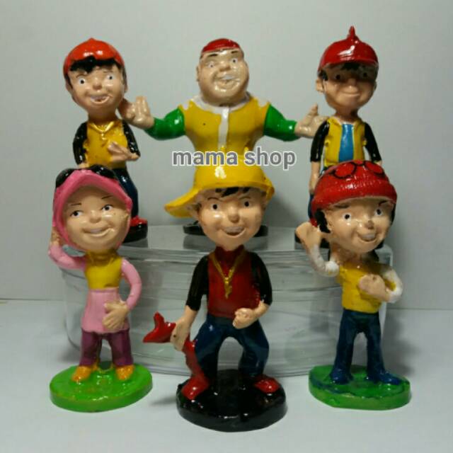 Topper Cake Figure Boboi Boy Hiasan Kue Boneka / Patung Bolu Ultah