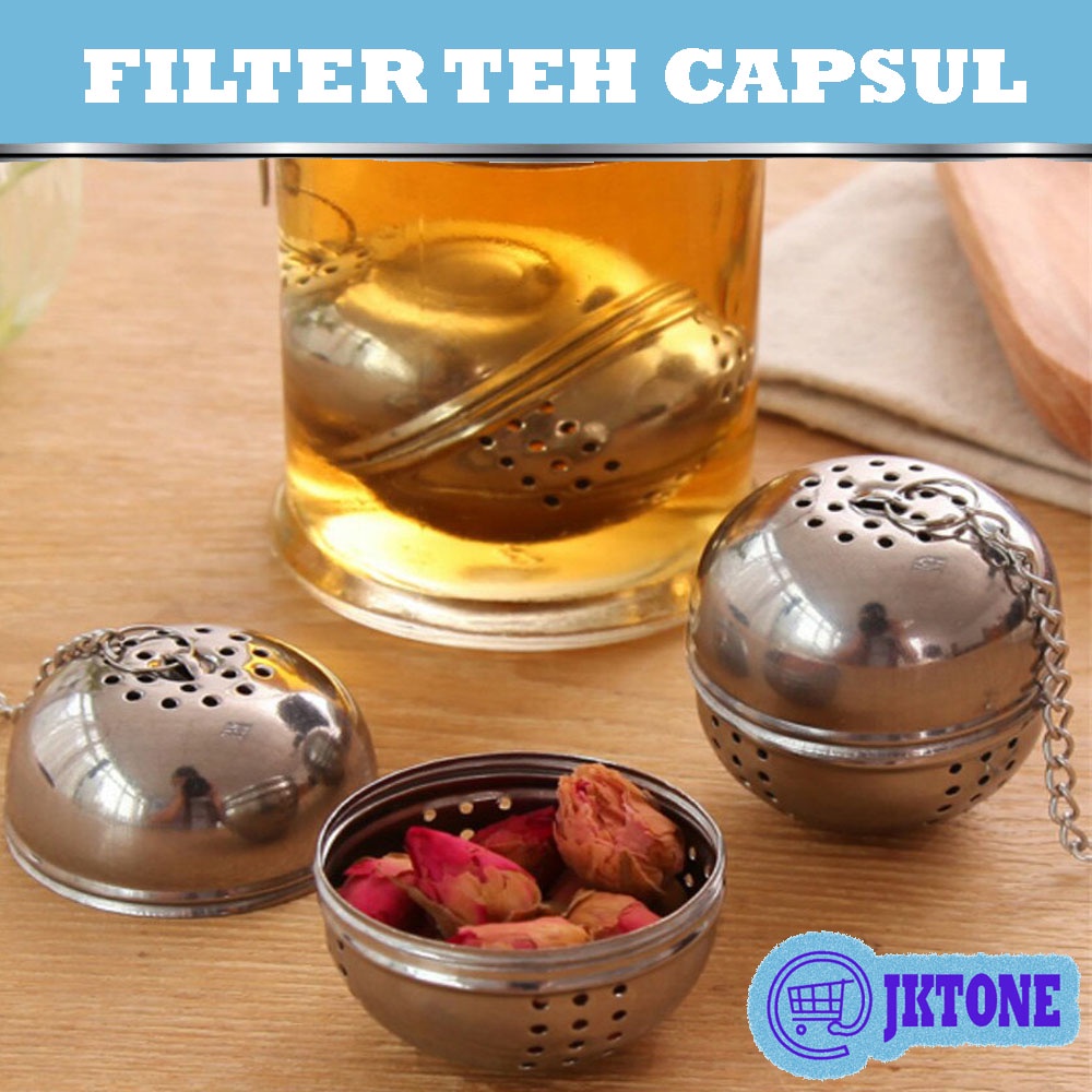 02 SARINGAN TEH - TEA BALL FILTER INFUSER - BOLA FILTER TEH
