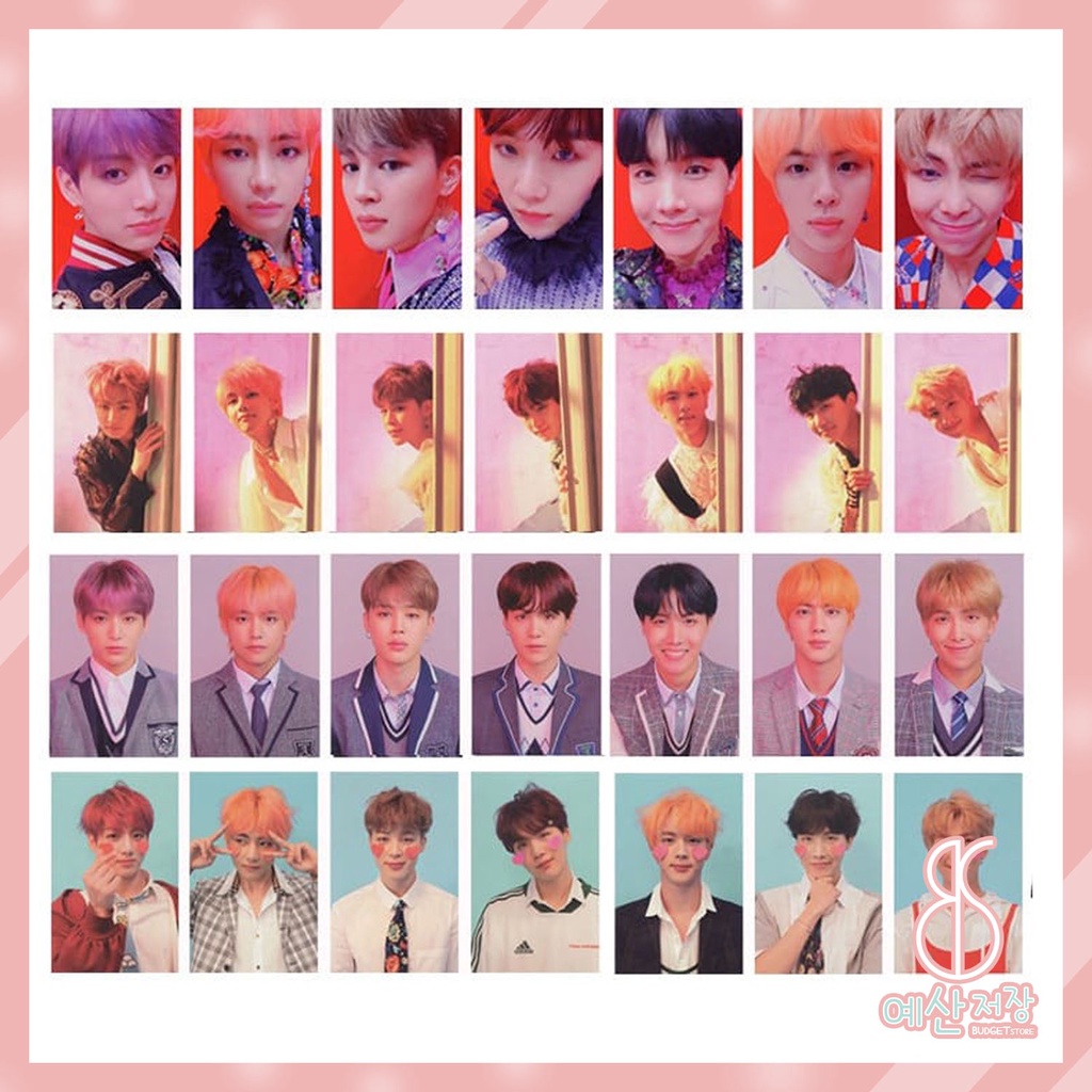 [BS] BISA COD 7pcs Photo Card SELF BTS Kartu Foto Lomo Card KPOP Answer - KP906