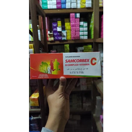 Jual SAMCORBEX C 1 BOX VITAMIN/SUPLEMEN | Shopee Indonesia