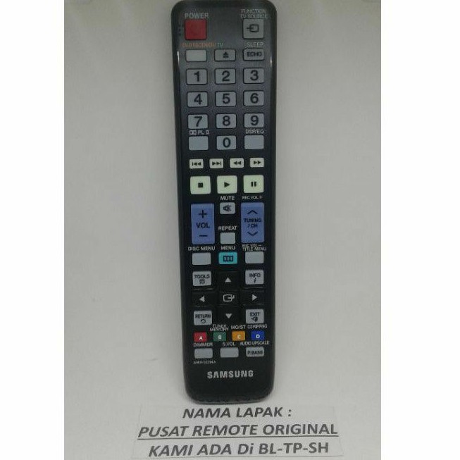 REMOTE REMOT DVD HOME THEATER SAMSUNG AH59-02294A ORIGINAL ASLI