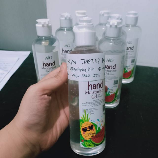 HAND SANITIZER 250G A&G hand mouisturizee gel