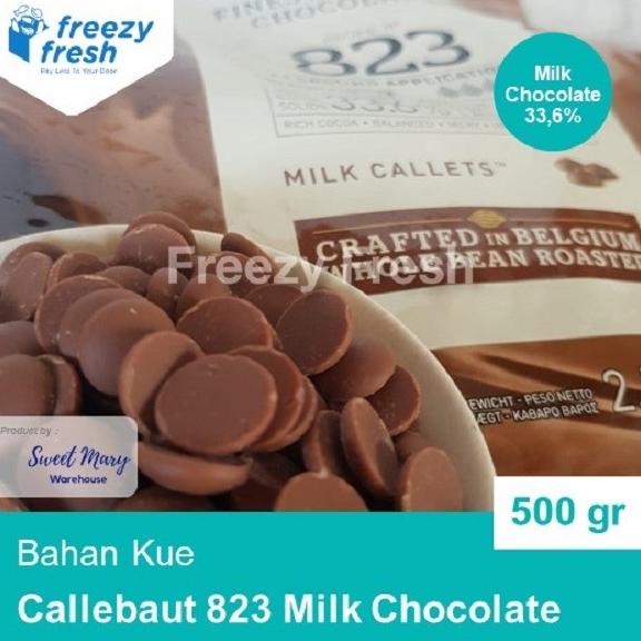 

Callebaut 823 NV MILK 500gr 33,6% Chocolate Couverture Callets TERLARIS TERPERCAYA ORIGINAL