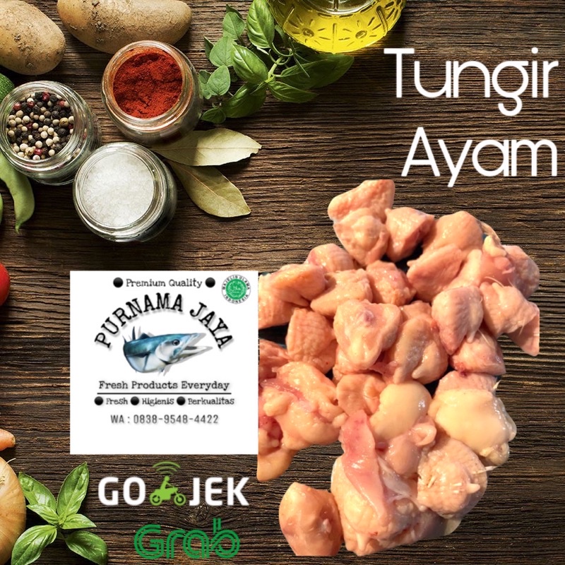 

tungir ayam segar