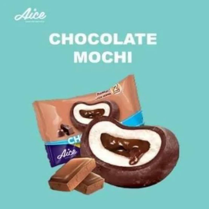 

AICE Ice Cream Mochi Chocolate Coklat / Es Krim Eskrim Mochi Coklat Enak Halal / Ice Cream Mochi Murah