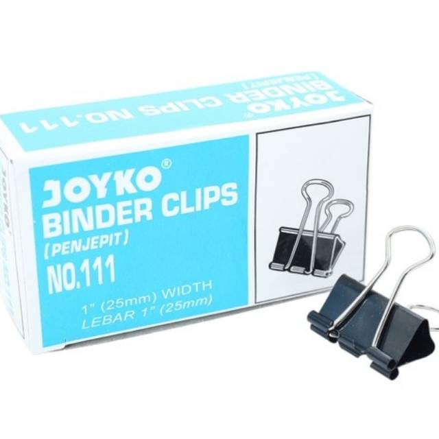 

Binder Clip Joyko 111/ Penjepit Kertas
