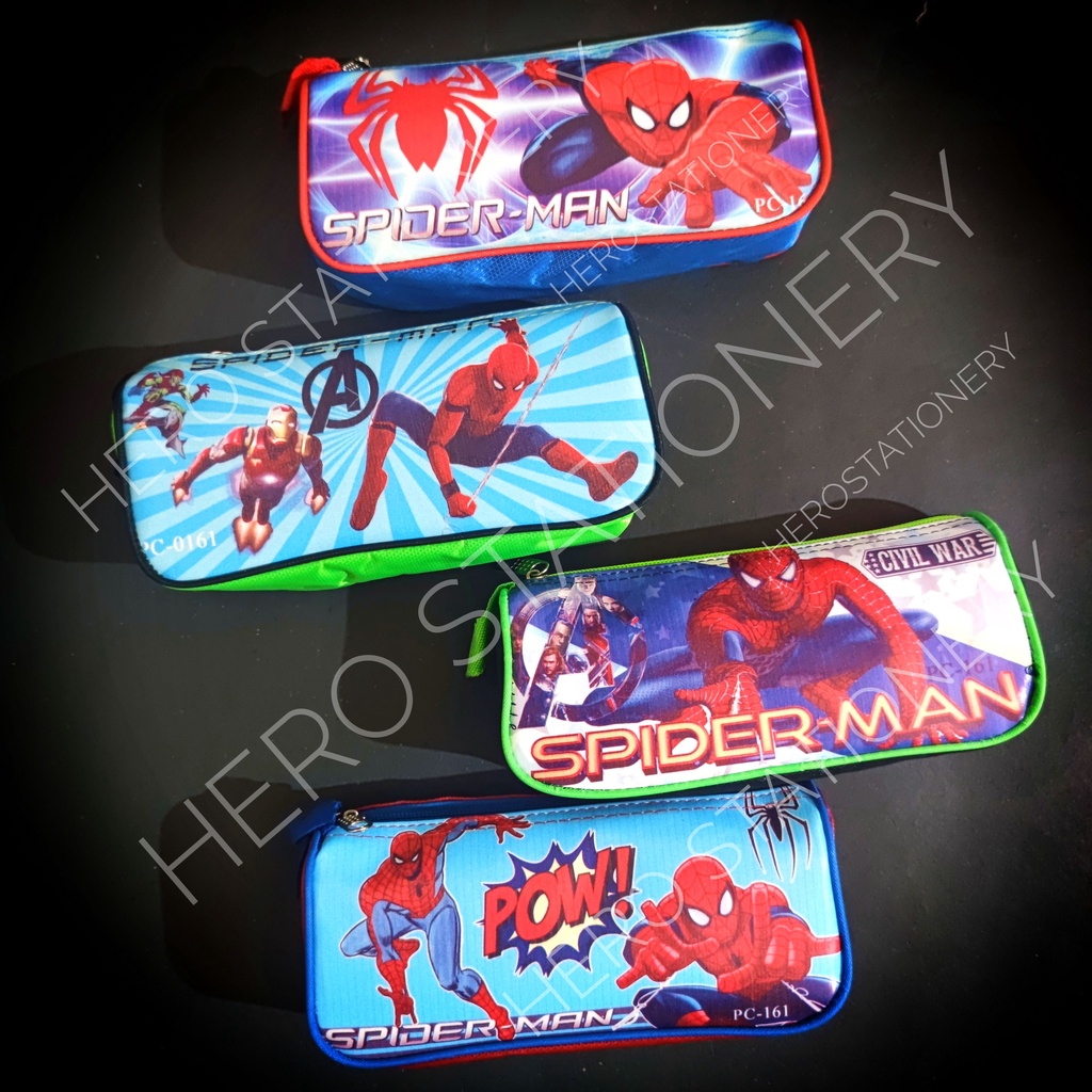 

Tempat pensil resleting superhero amazing spiderman