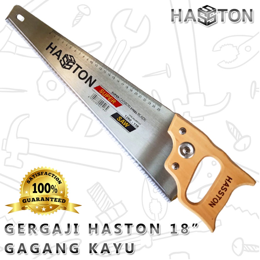 Hasston Graji Kayu Gergaji Tangan 18 Inch