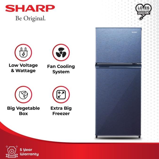 Kulkas 2 Pintu Sharp Sj 195 Md Garansi Resmi