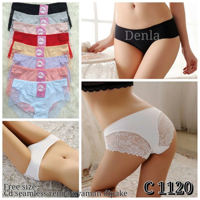 CD Celana Dalam Seamless Renda Halus Sexy TALLY 1120