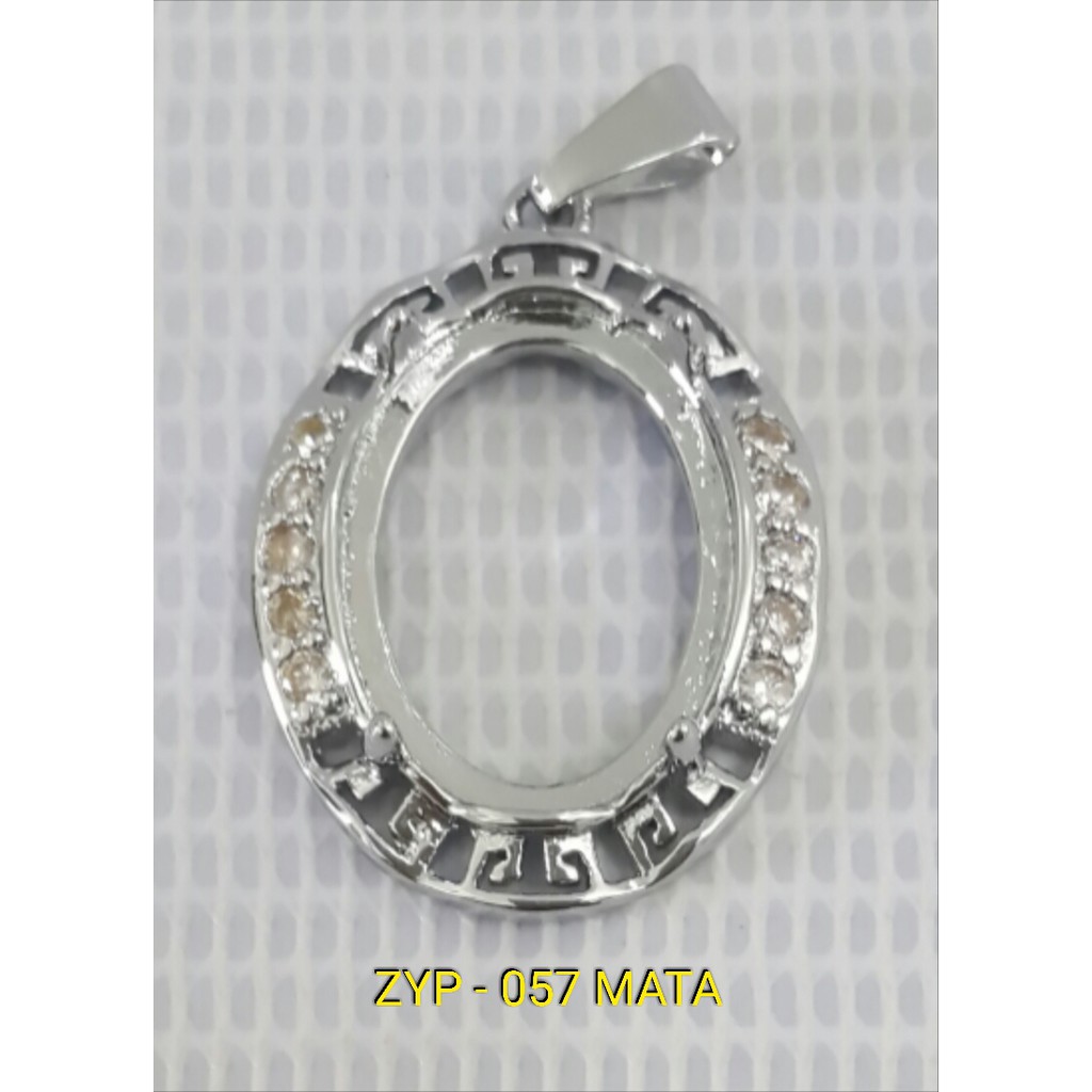 Ring Kalung Titan Liontin ikat batu akik per codi DICS 50% zyp-057mata