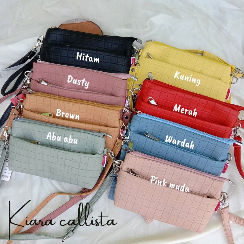 tas selempang Kiara by inoe zivara chocoly bahan callista