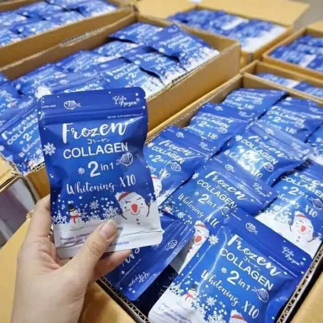 [ORIGINAL] FROZEN COLLAGEN 2 IN 1  WHITENING / PEMUTIH BADAN