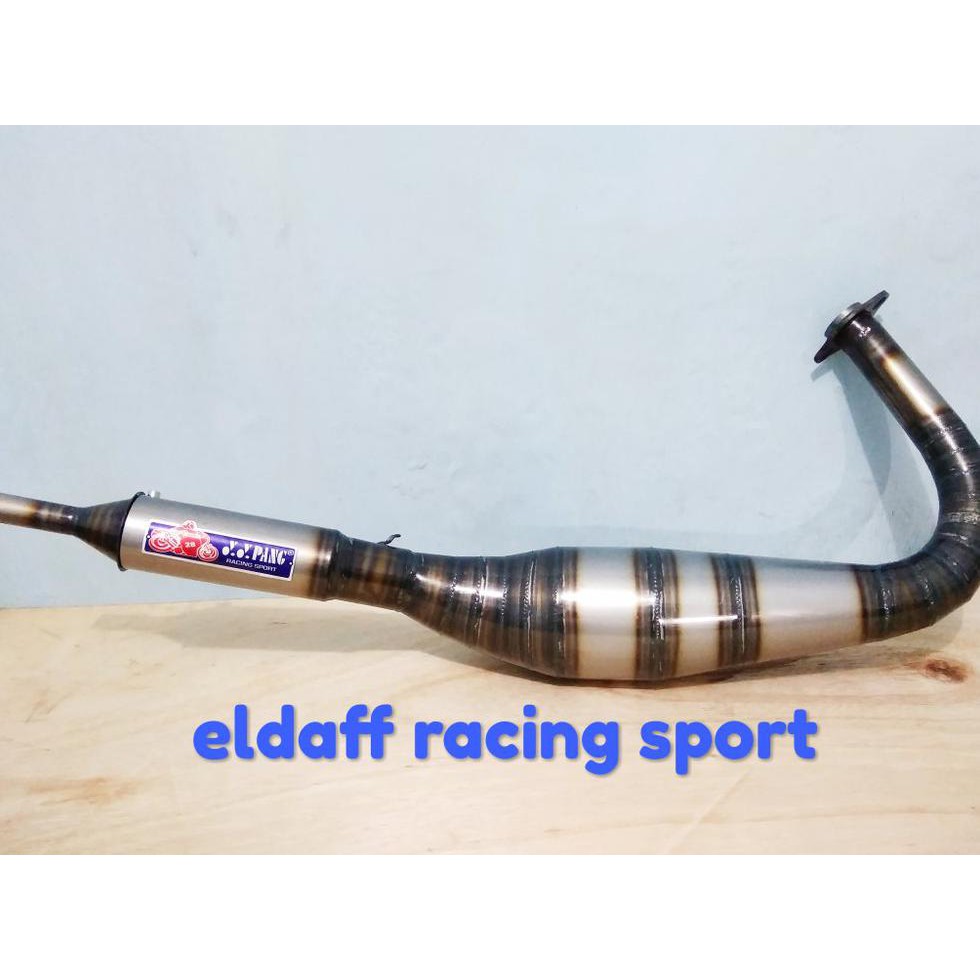 Knalpot racing YY PANG RX King telo kolong 3v3 bahan plat galvanis kualitas pilihan Promo