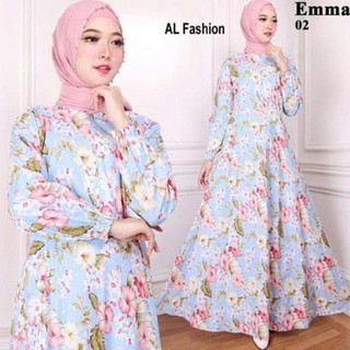  Gamis  Wanita Syari  Premium Nandia syari  Set Khimar 