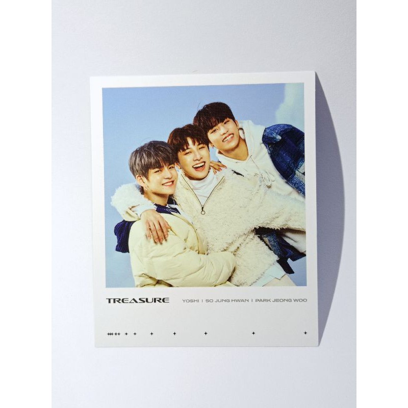 polaroid treasure effect jeongwoo, junghwan, yoshi
