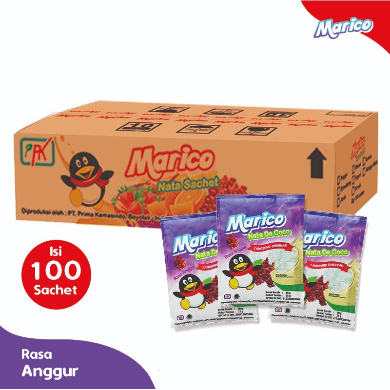 

MARICO NATA DE COCO 1 karton rasa ANGGUR