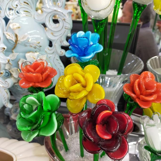 Terlaris Bunga kristal mawar mekar
