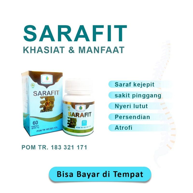 Sarafit Herbal Syaraf kejepit reumatik nyeri pinggang