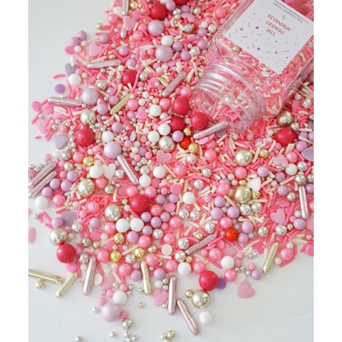 

VALENTINE SPRINKLES 200g (edible & high quality) ---NEW---