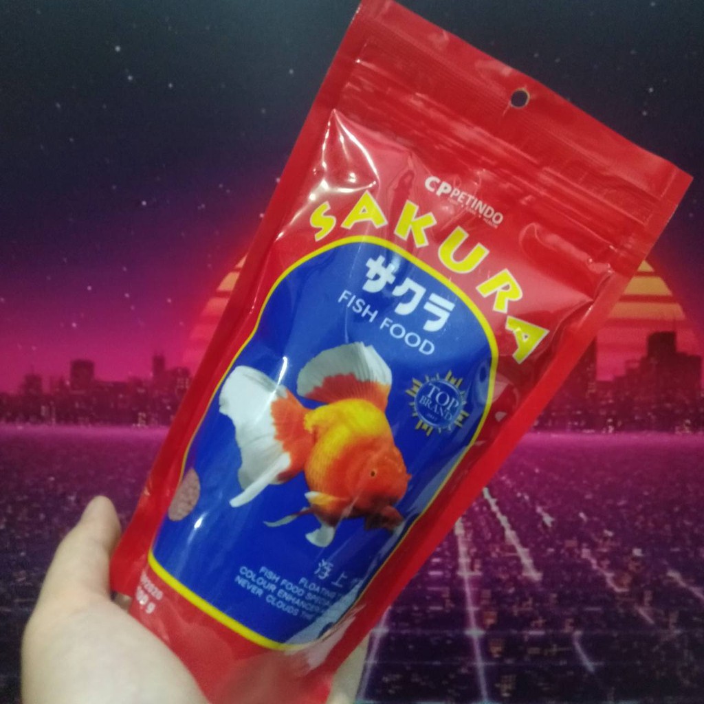 SAKURA 100 GR FISH FOOD - PELET IKAN